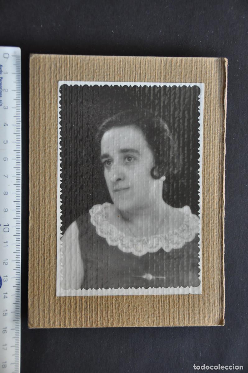 Fotograf&iacute;a antigua: FOTOGRAF&Iacute;A DE UNA SE&Ntilde;ORA - SIN AUTOR