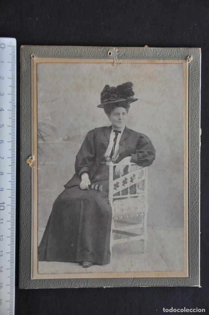 Fotograf&iacute;a antigua: FOTOGRAF&Iacute;A DE UNA SE&Ntilde;ORA - SIN AUTOR