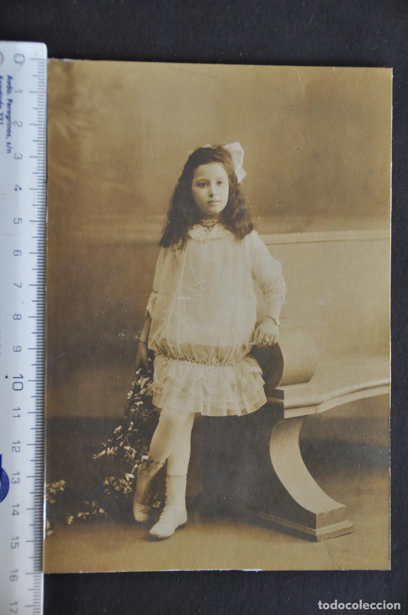 Fotograf&iacute;a antigua: FOTOGRAF&Iacute;A DE UNA NI&Ntilde;A - SIN AUTOR