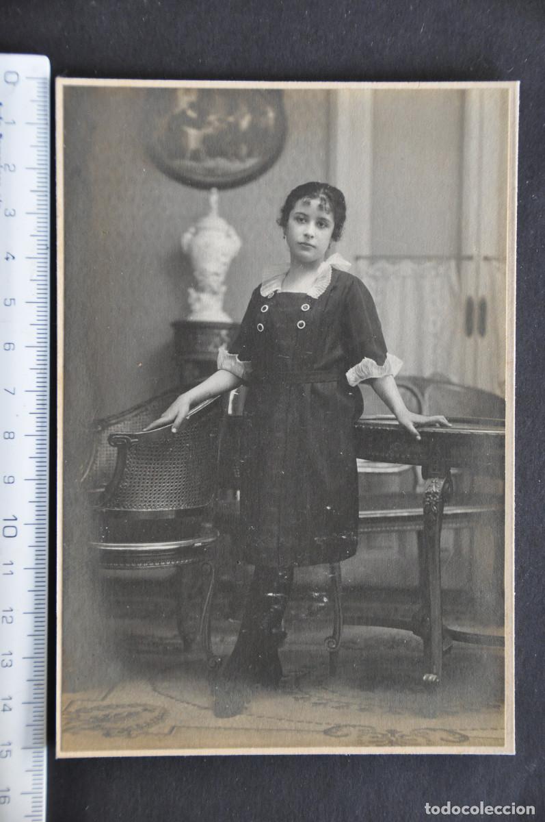 Fotograf&iacute;a antigua: FOTOGRAF&Iacute;A DE UNA SE&Ntilde;ORITA - SIN AUTOR