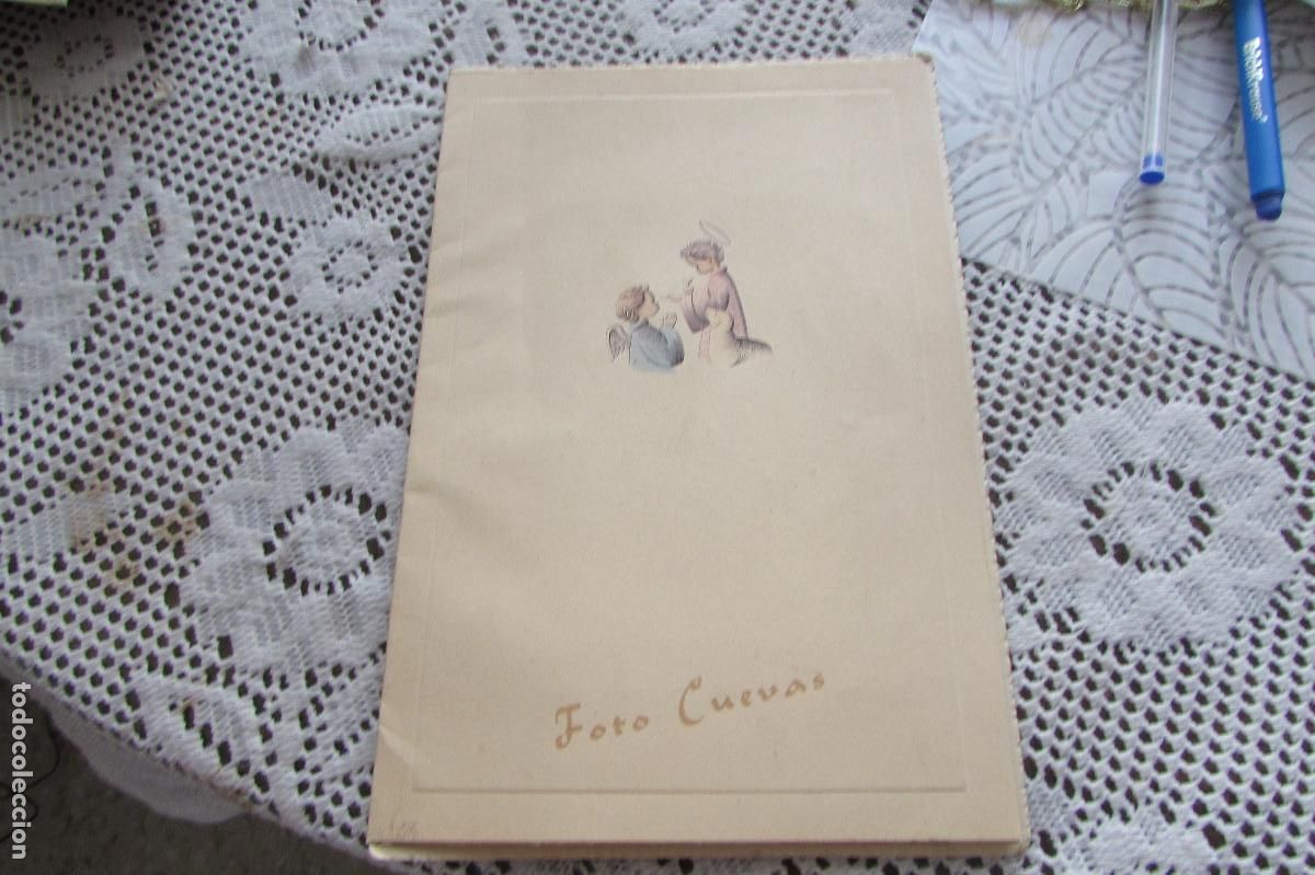 Fotografia antiga: ANTIGUA FOTOGRAFIA DE COMUNION DE UNA NI&Ntilde;A. FOTO CUEVAS BENAVENTE 2-ZAMORA