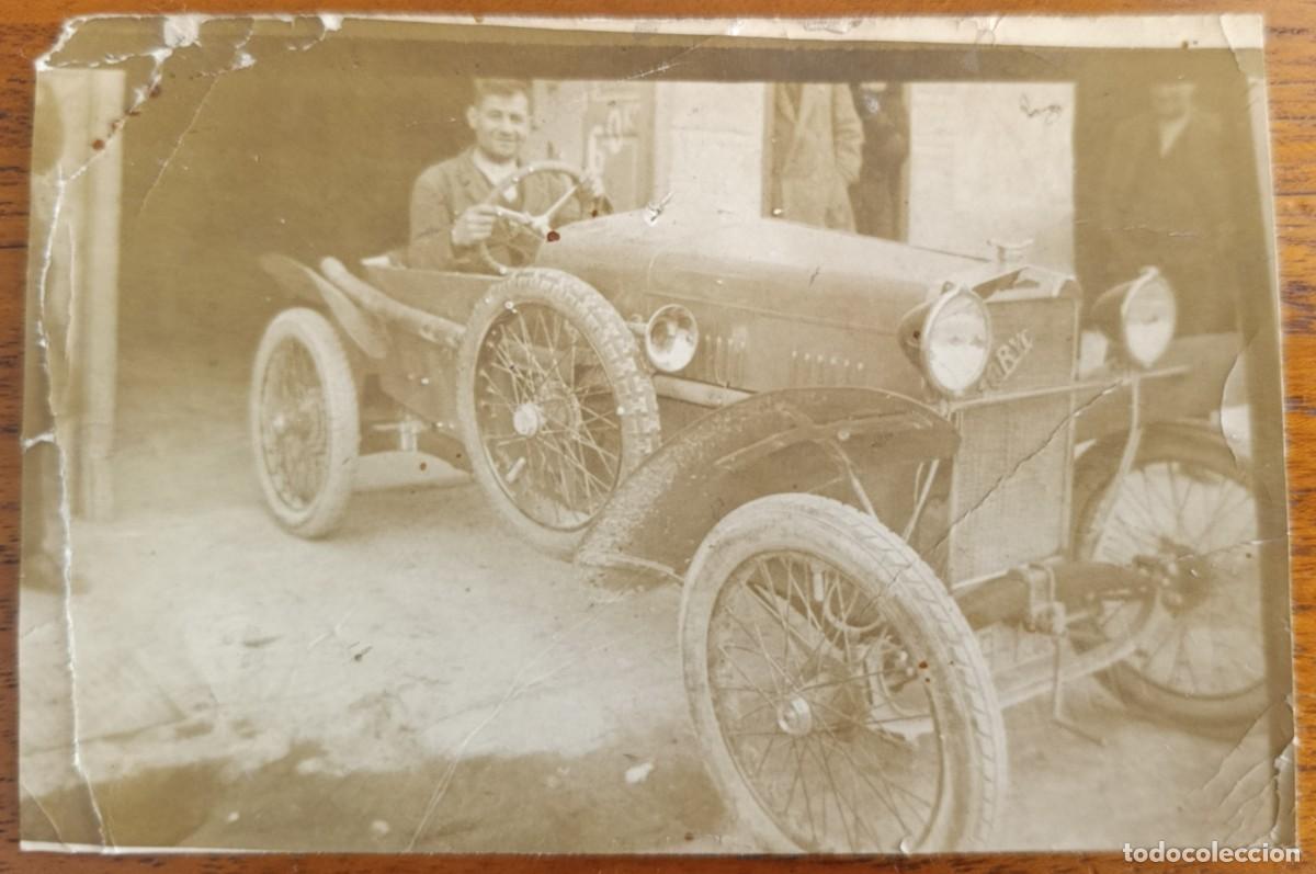 Alte Fotografie: FOTO ORIGINAL. AUTOM&Oacute;VIL L&Oacute;RIC. PALMA DE MALLORCA. A&Ntilde;OS 20.