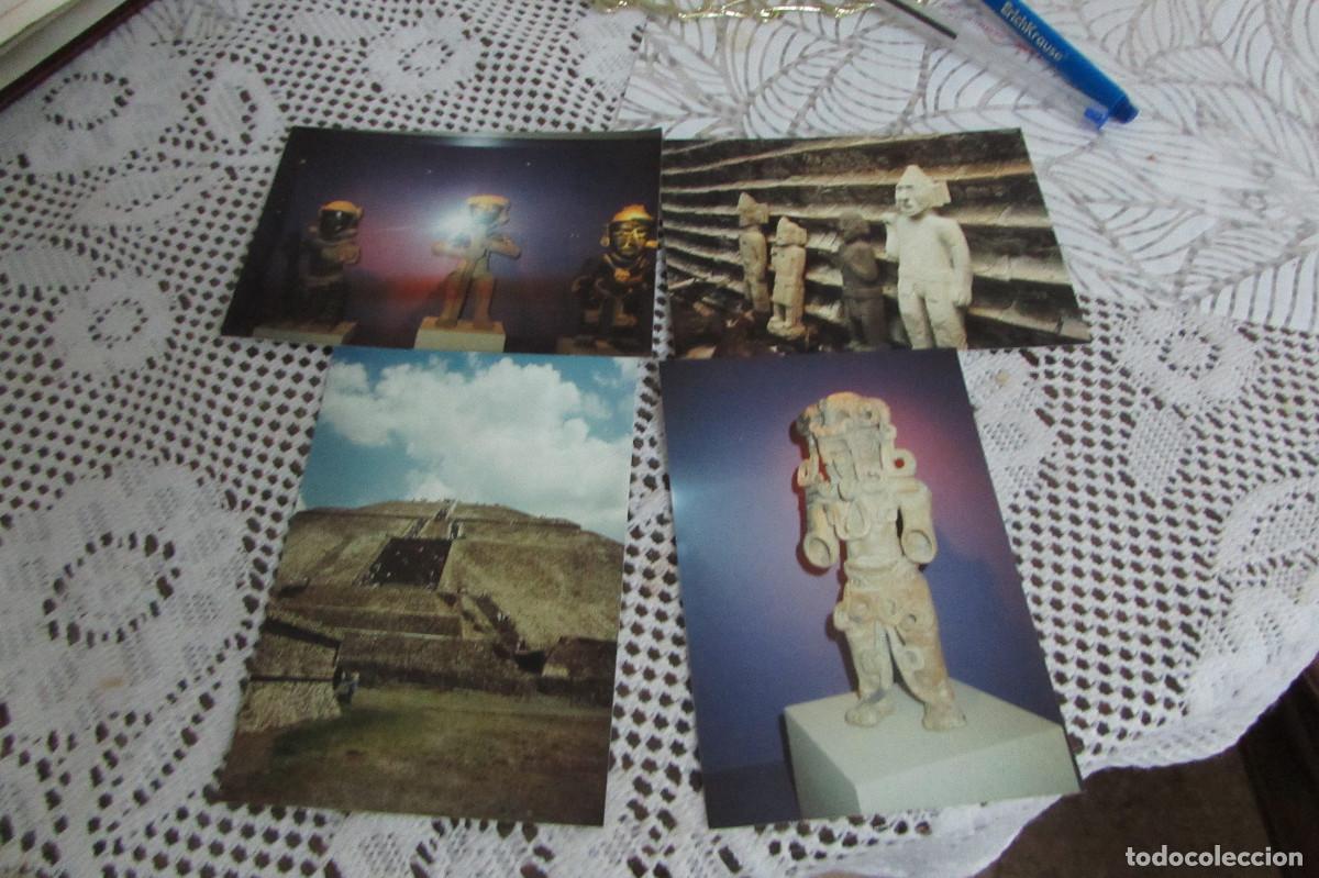 Fotograf&iacute;a antigua: LOTE 4 FOTOS COLOR FUJICOLOR A&Ntilde;OS 80S.. FOTOS AZTECAS