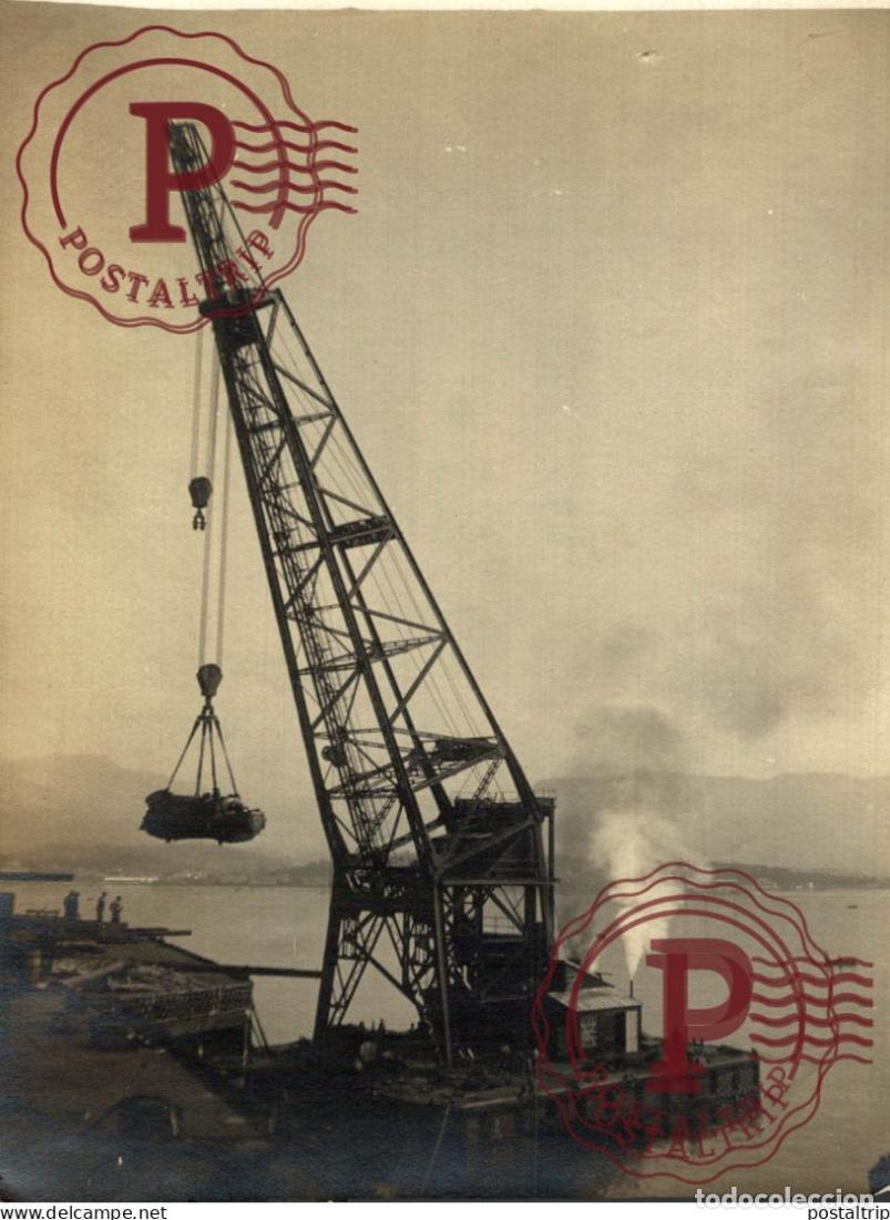Fotografia antica: 17*12CM GRUE CRANE KRAAN GRUA