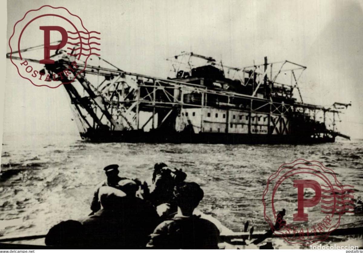 Fotografia antica: DRAGUE HUGE DREGE 10*8CM GRUE CRANE KRAAN GRUA