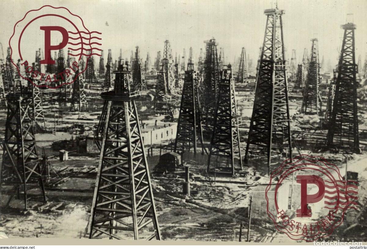 Fotografia antica: PUITS PETROLE MEXIQUE MEXICO 17*11CM OIL GAS MINE MINING MINA