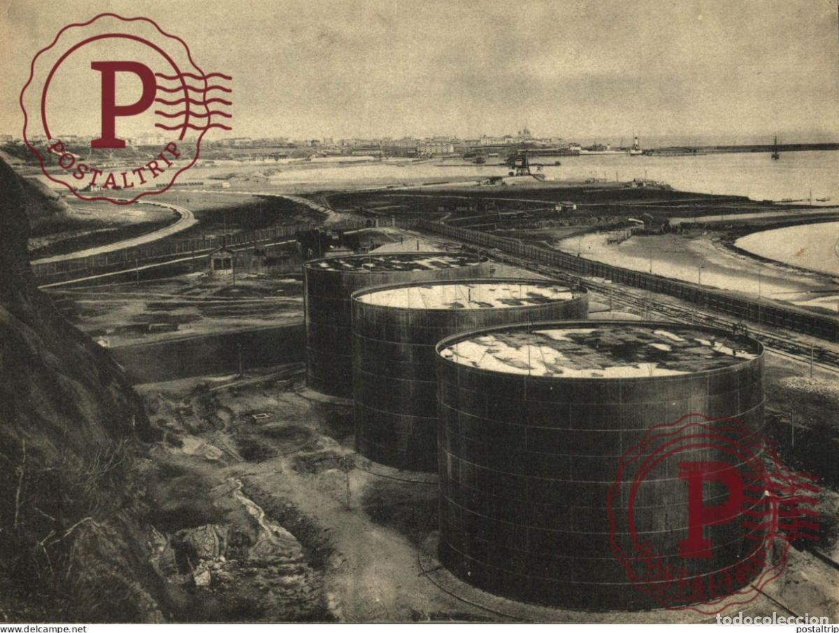 Fotografia antiga: Oil Terminal - Constanța roumani roumania Roemeni&euml; 24*17CM