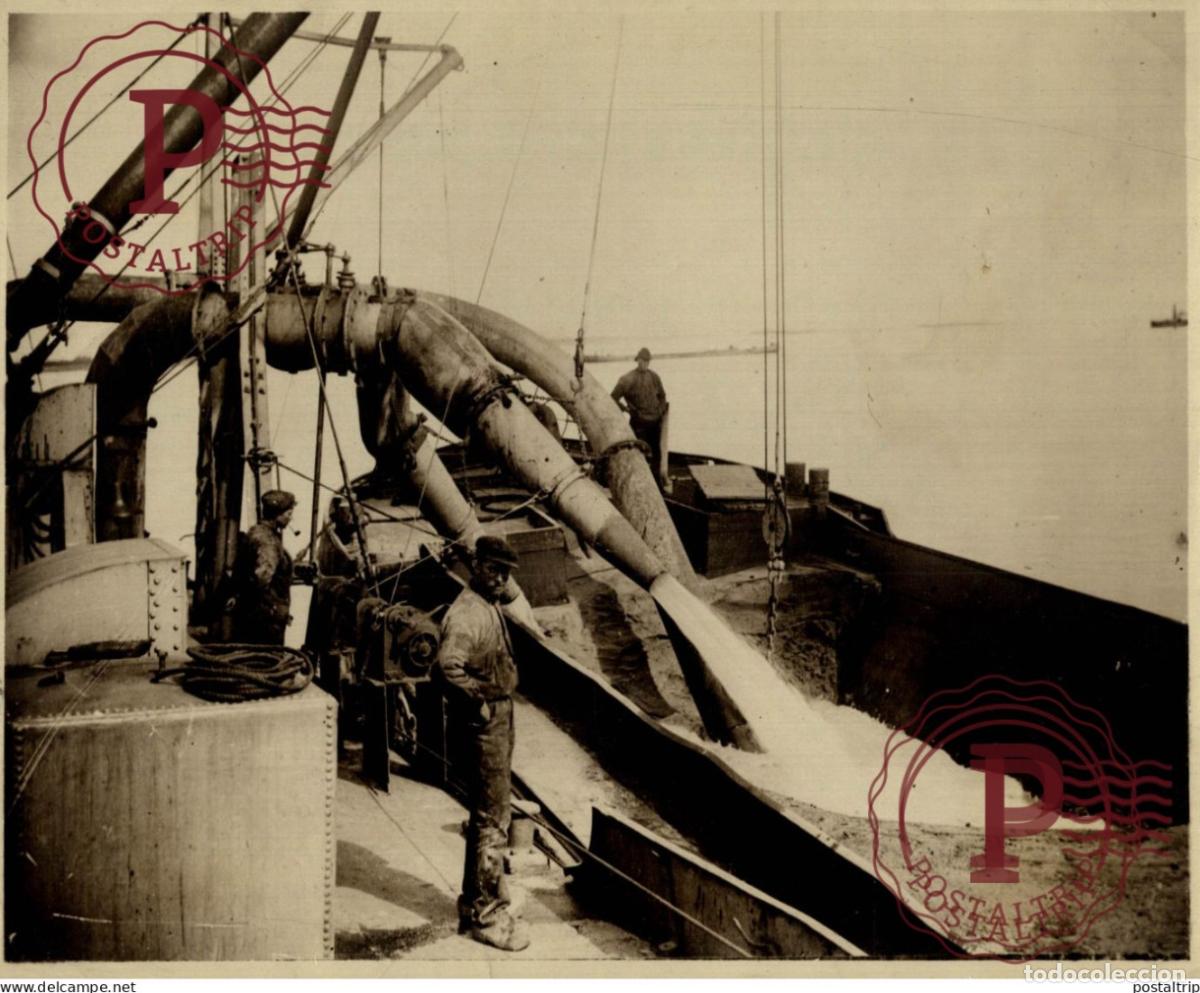 Fotografia antiga: BAGGEREB BAGGER DREDGE 21*17CM