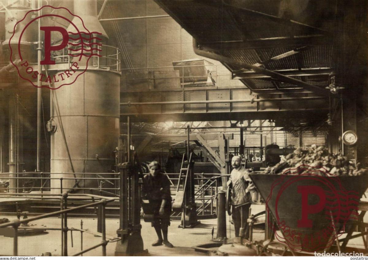 Fotografia antica: USINE A GAZ GAS 15*11CM