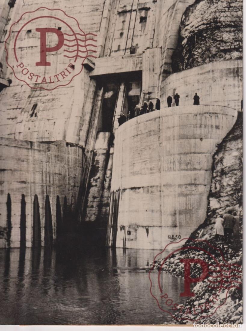 Fotografia antica: BARRAGE DE SERRE PONCON A COMMENCE VALLEE DE LA DURANCE. 1959. +-23X18CM
