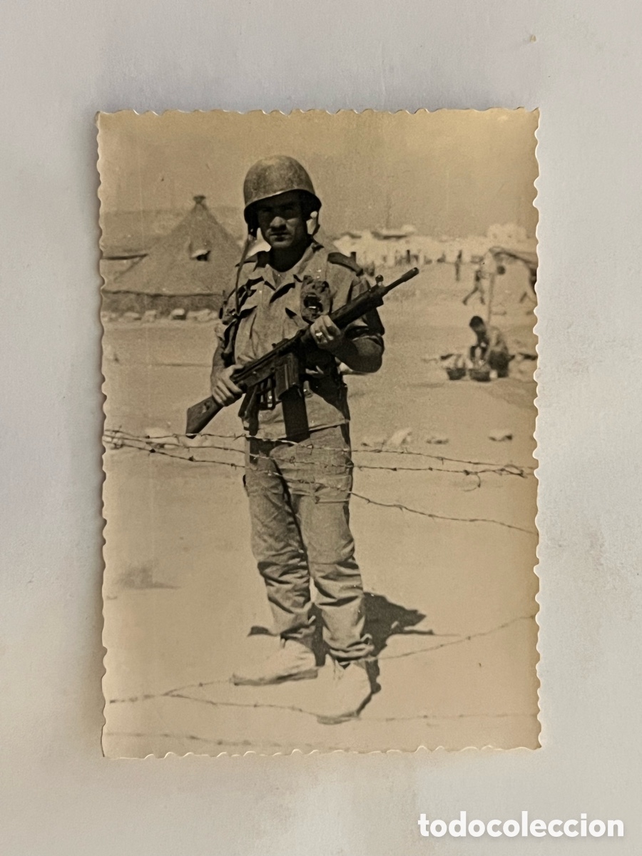 Fotografia antiga: MELILLA Militar.. Fotograf&iacute;a Un Quinto de Sueca.. Marzo de 1963..