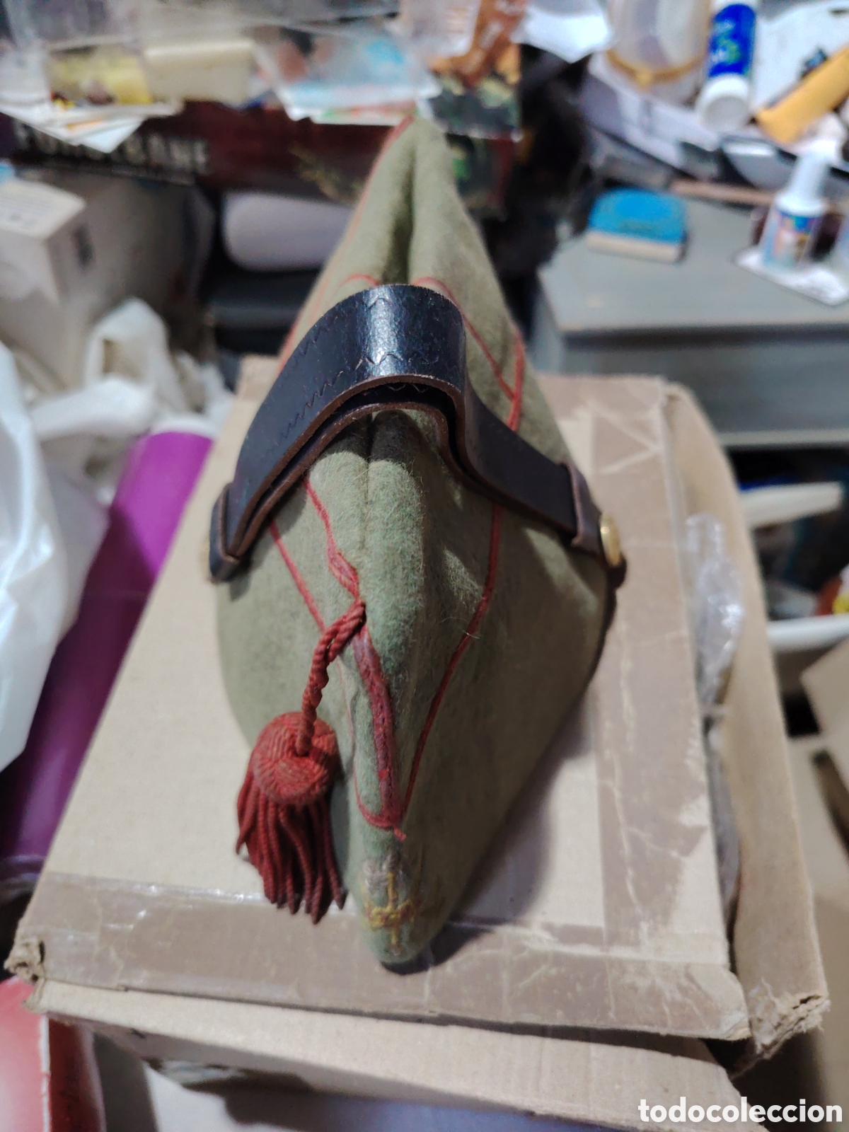Fotograf&iacute;a antigua: Chapiri gorra legionario