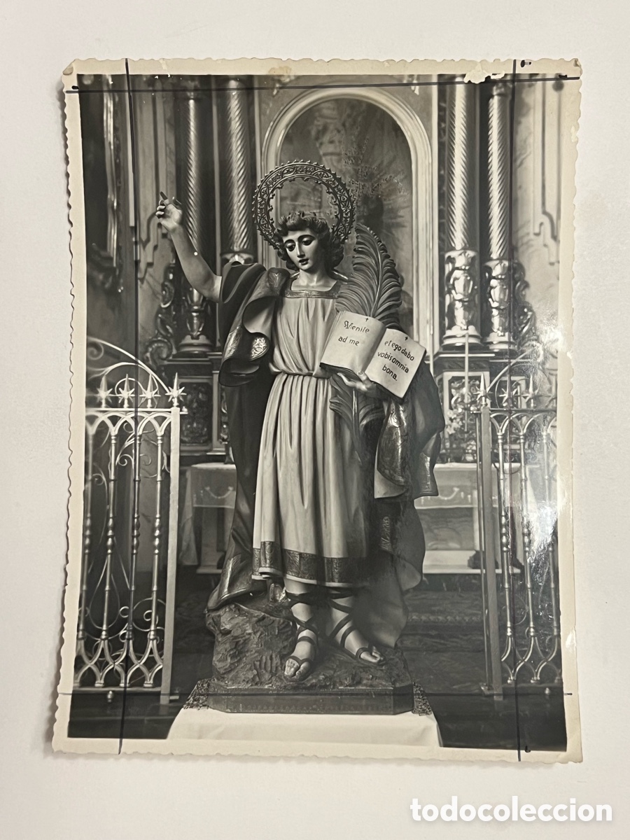 Photographie ancienne: SAN PANCRACIO MARTIR.. que se venera en la Iglesia de San Mart&iacute;n de Val&egrave;ncia