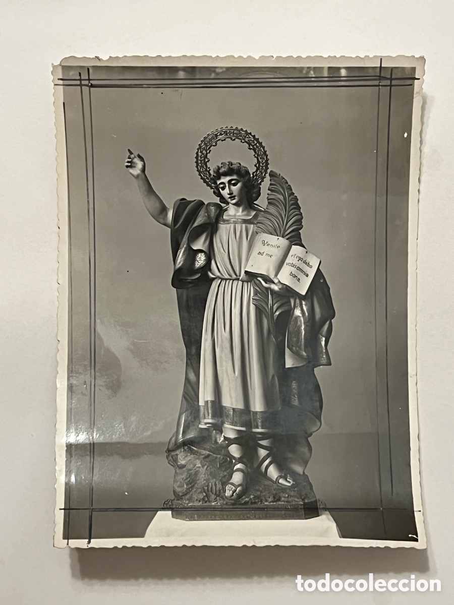 Photographie ancienne: SAN PANCRACIO MARTIR.. que se venera en la Iglesia de San Mart&iacute;n de Val&egrave;ncia.. Fotograf&iacute;a