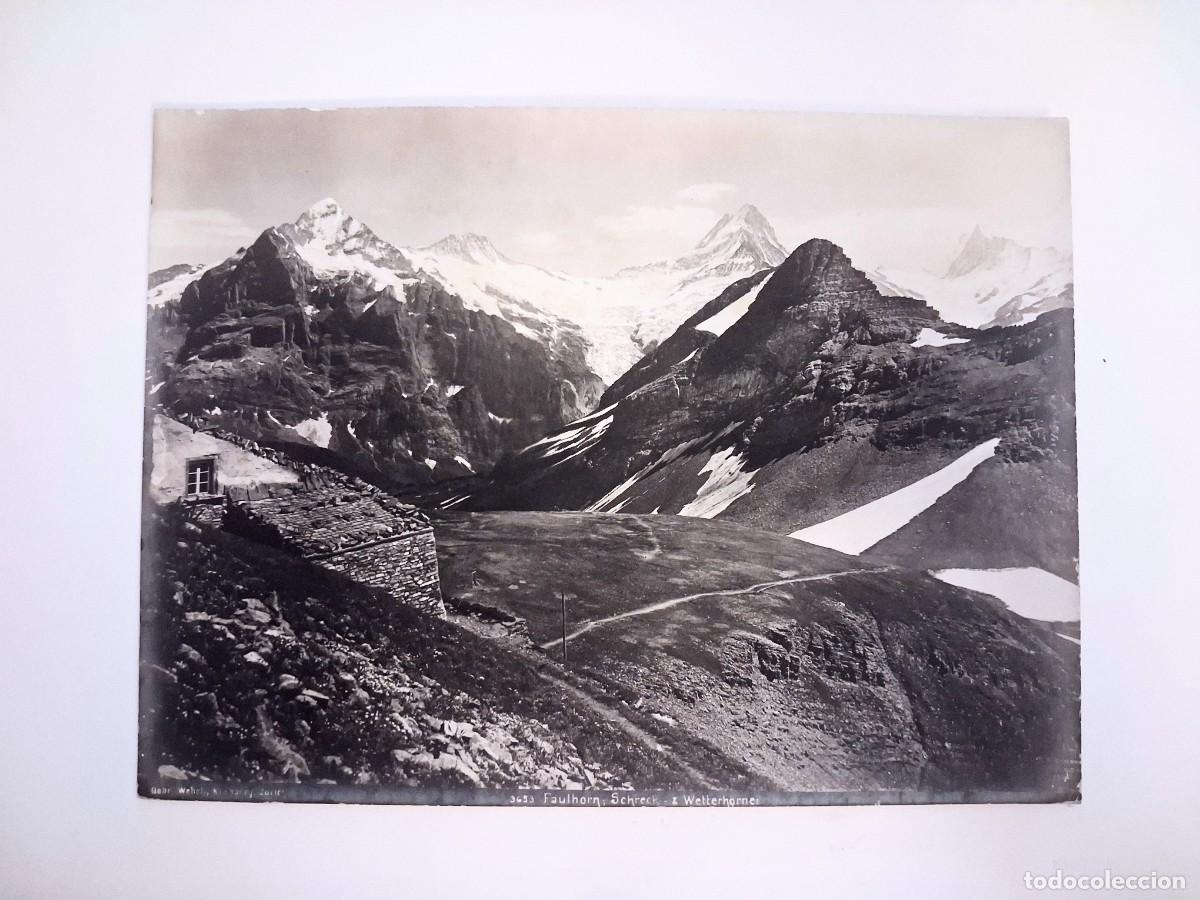 Antique Photography: Fotografia antigua, Faulhorn Schreck Wetterhorner Suiza