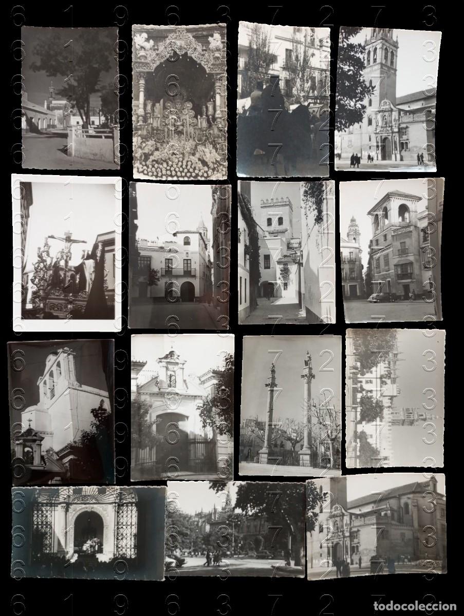 Photographie ancienne: SEVILLA COLECCION DE 15 FOTOGRAFIAS ANTIGUAS UNICAS 11X7 B28