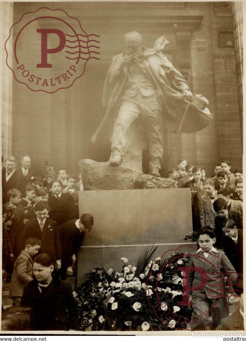 Fotografia antica: PANTHEON STATUE DE VICTOR HUGO 18*13CM Photo Meurisse Paris France collectionmeurisse