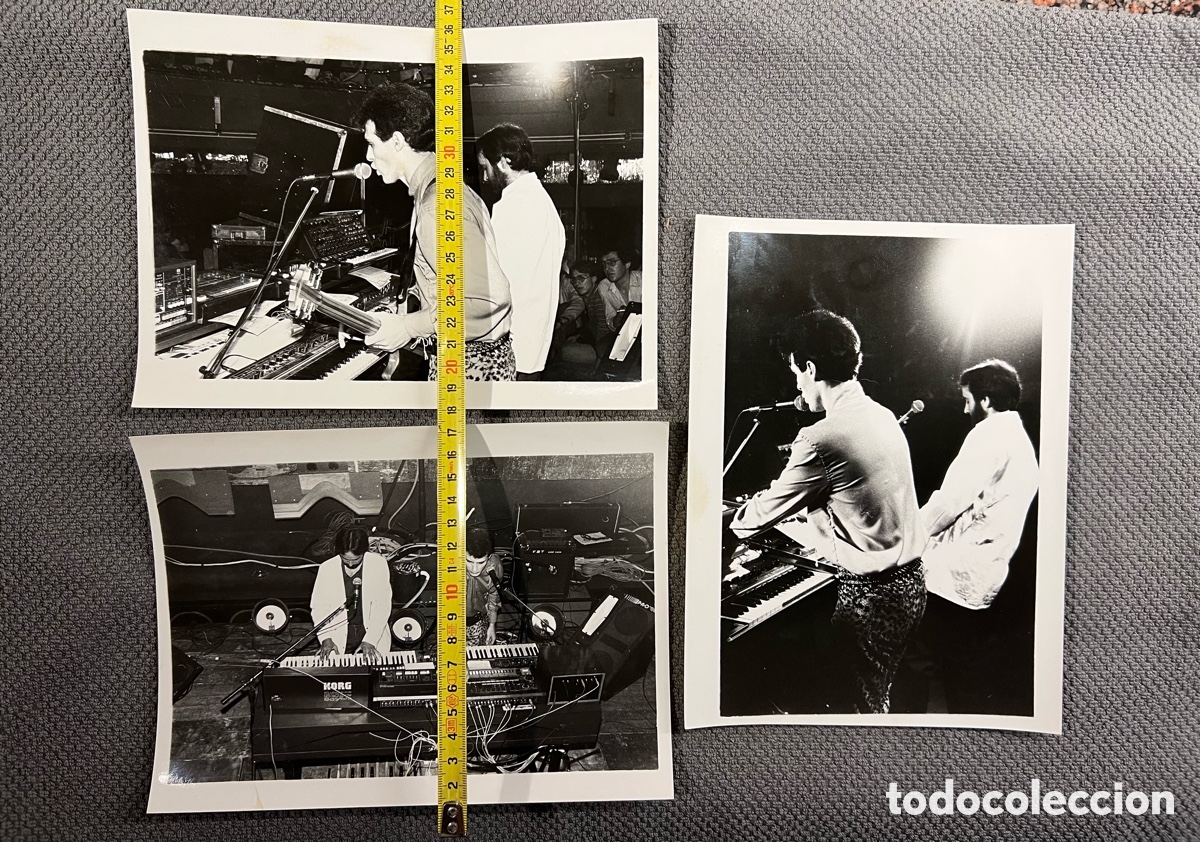 Fotograf&iacute;a antigua: LA MOVIDA, Valencia (3) fotograf&iacute;as del Concierto de Azul y Negro en Valencia.. Abril de 1982