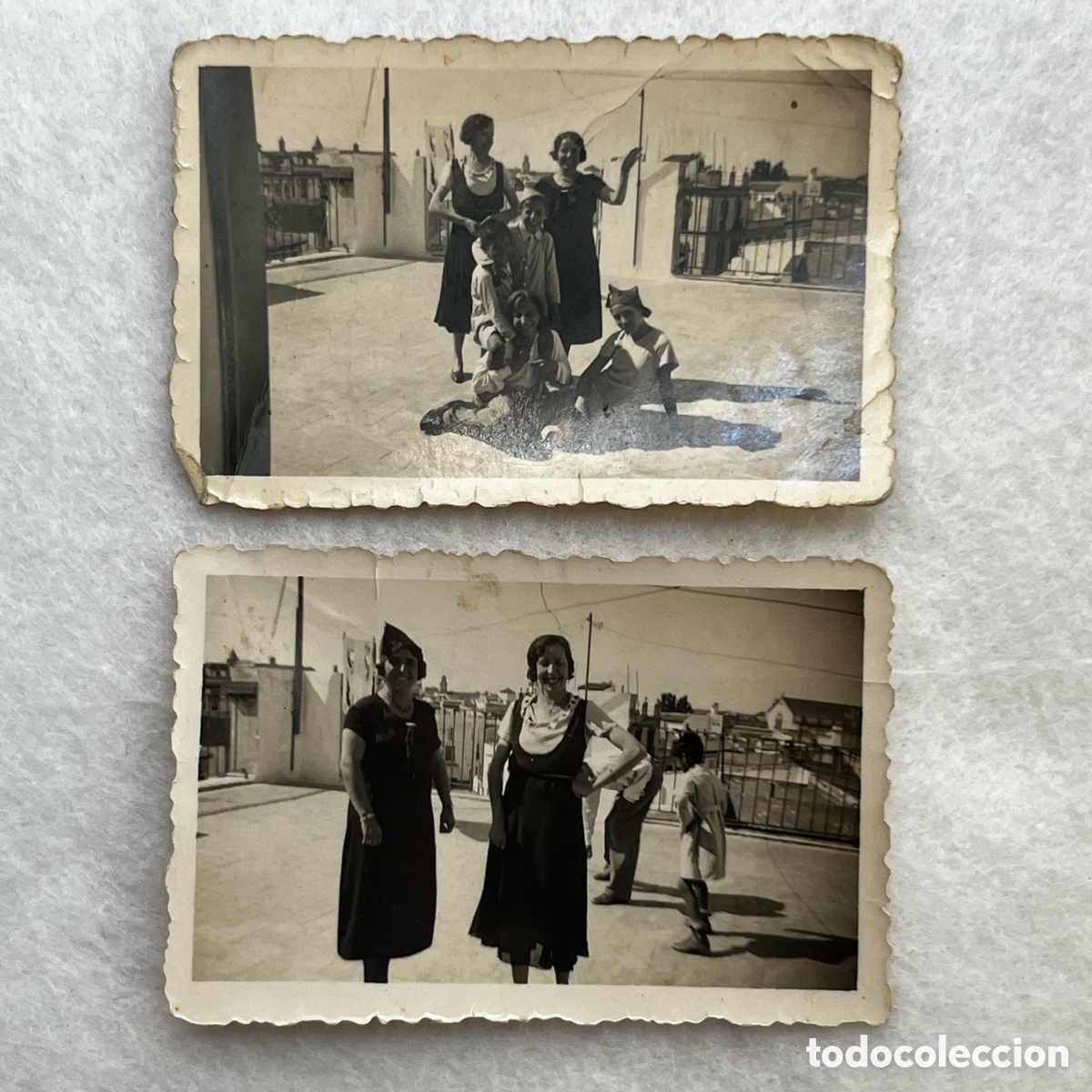 Fotograf&iacute;a antigua: MILITAR -GUERRA CIVIL - II FOTOGRAF&Iacute;AS MUJERES Y NI&Ntilde;OS / GORRO MILICIANO