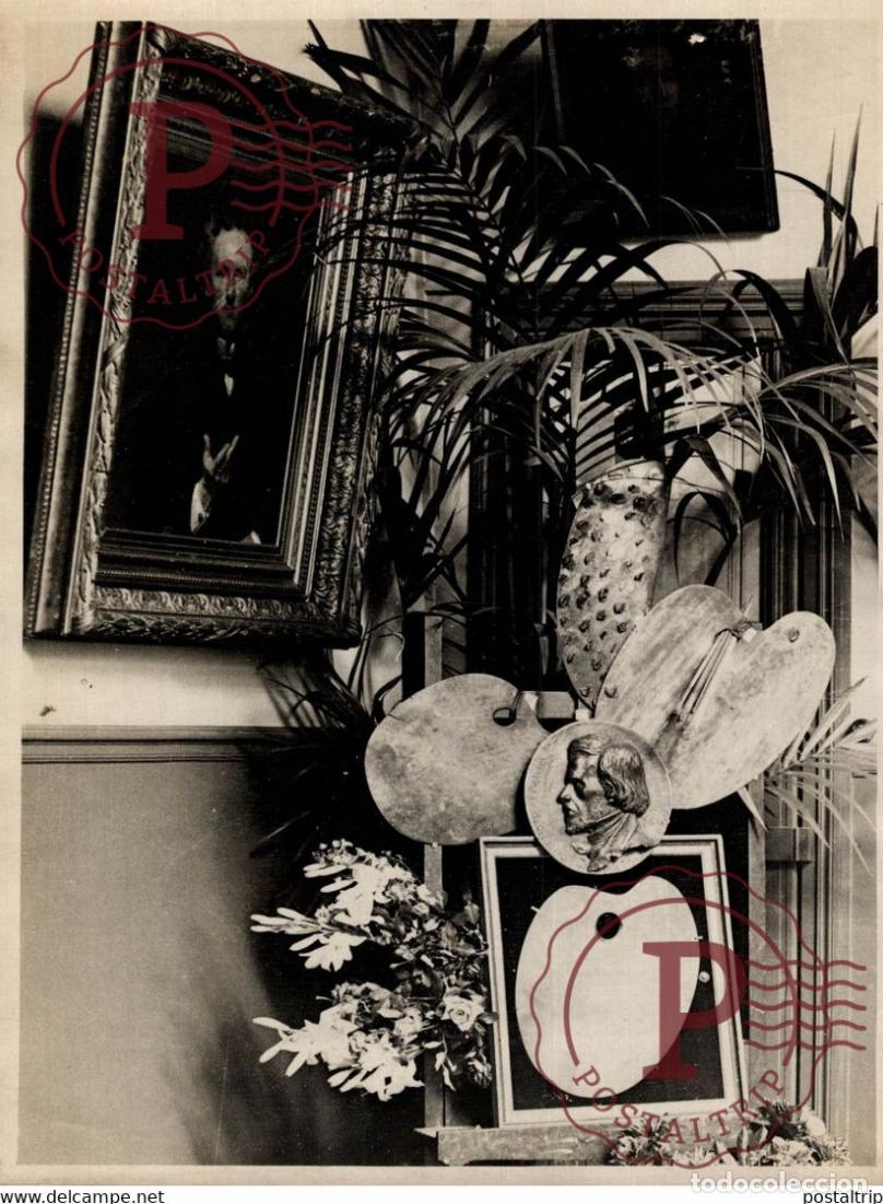 Fotografia antica: INAUGURATION EXPOSITION DE DELACROIX 18*13CM Photo Meurisse Paris collectionmeurisse