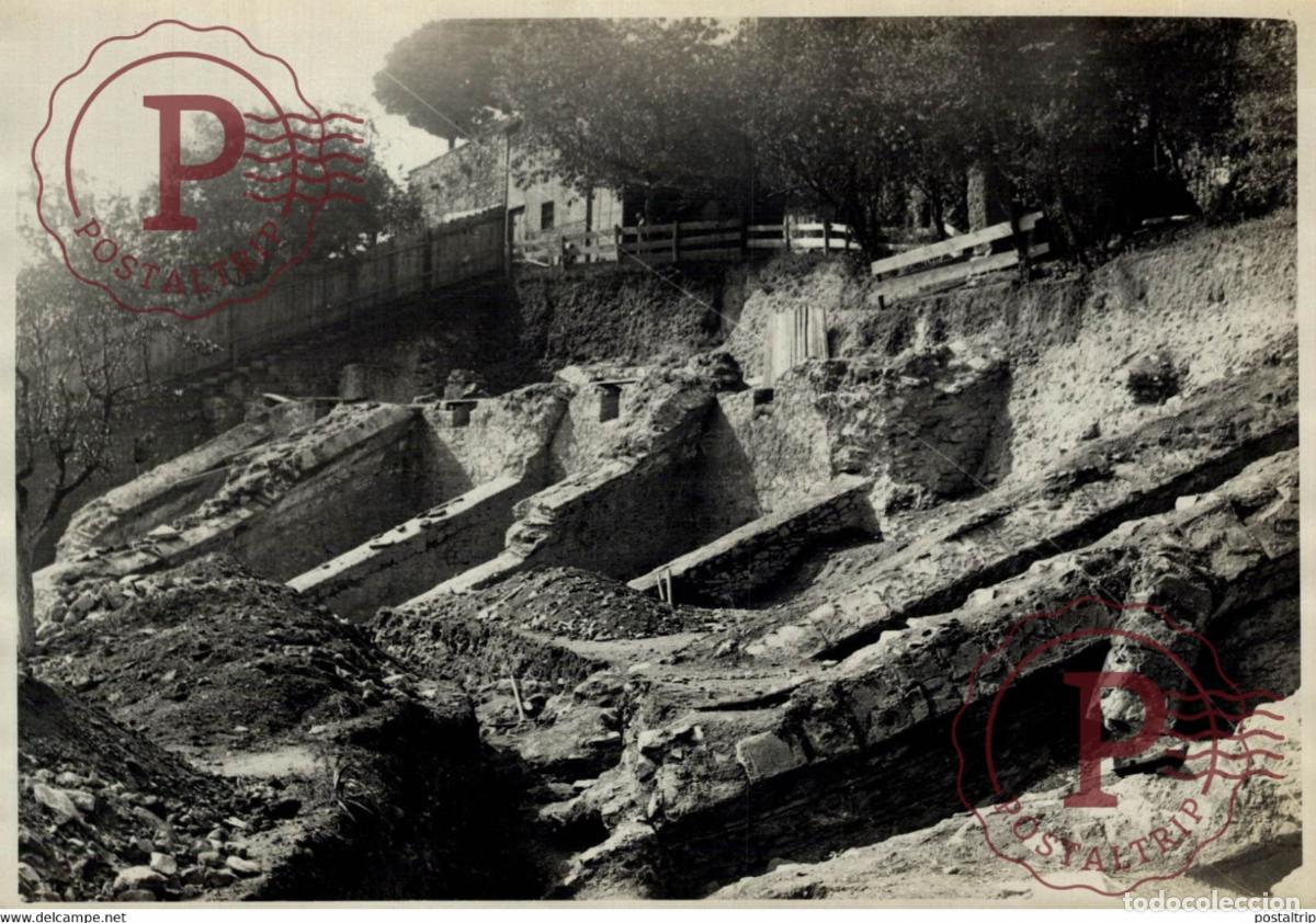 Antique Photography: LYON AMPHITHEATRE 18*13CM Photo Meurisse Paris collectionmeurisse