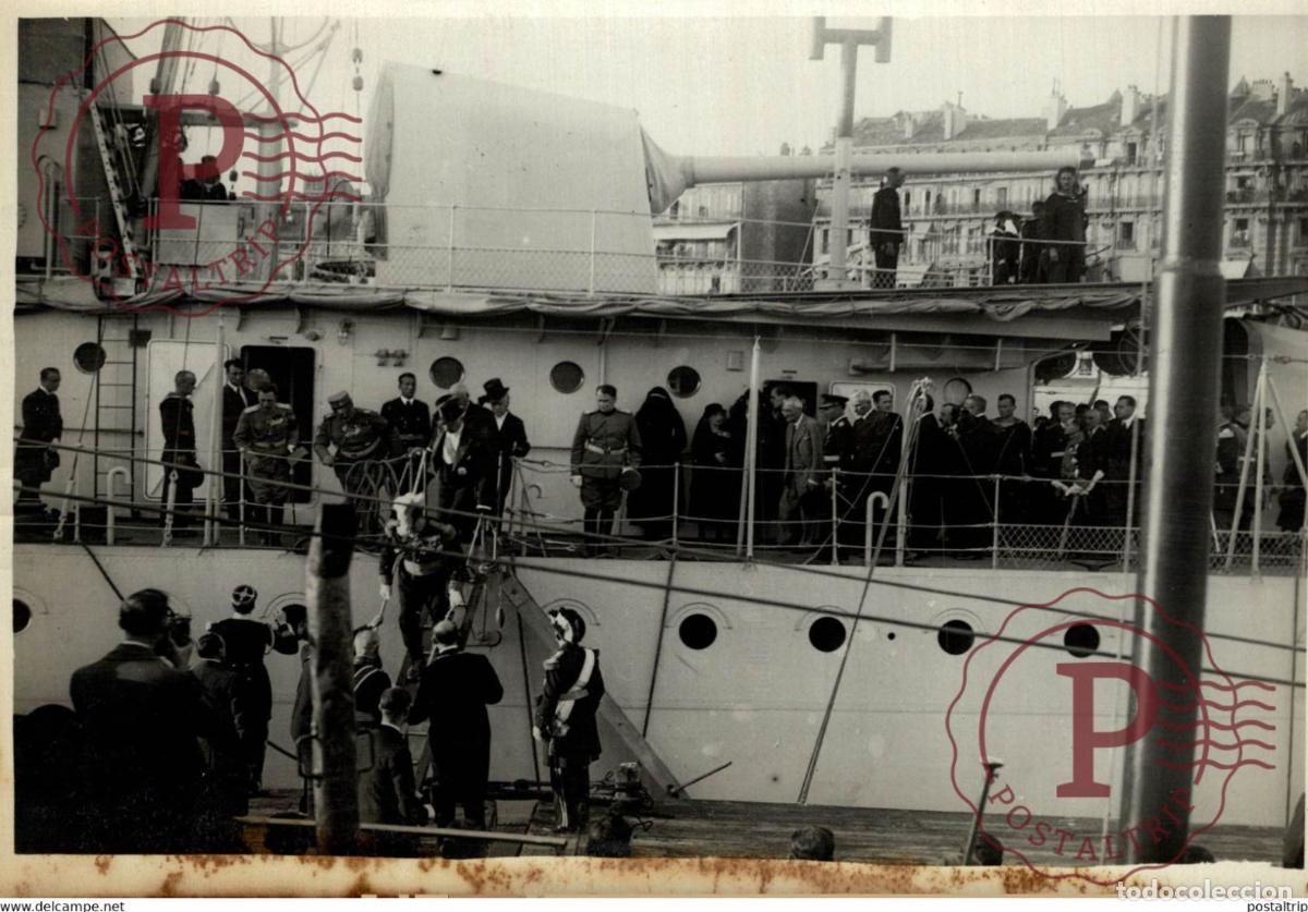 Fotograf&iacute;a antigua: Roi Alexandre 1ER MONSIEUR BERUN QUITANT LE DOBROWNIK 18*13CM Photo Meurisse Paris collectionmeuris