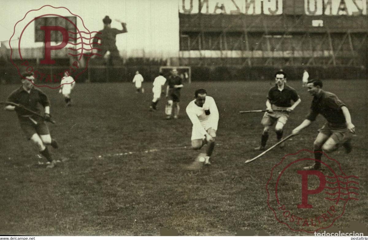 Fotografia antica: COLOMBES MATCH DE HOCKEY NORMANDIE CONTRE SUD EST 17*12CM Photo Meurisse collectionmeurisse