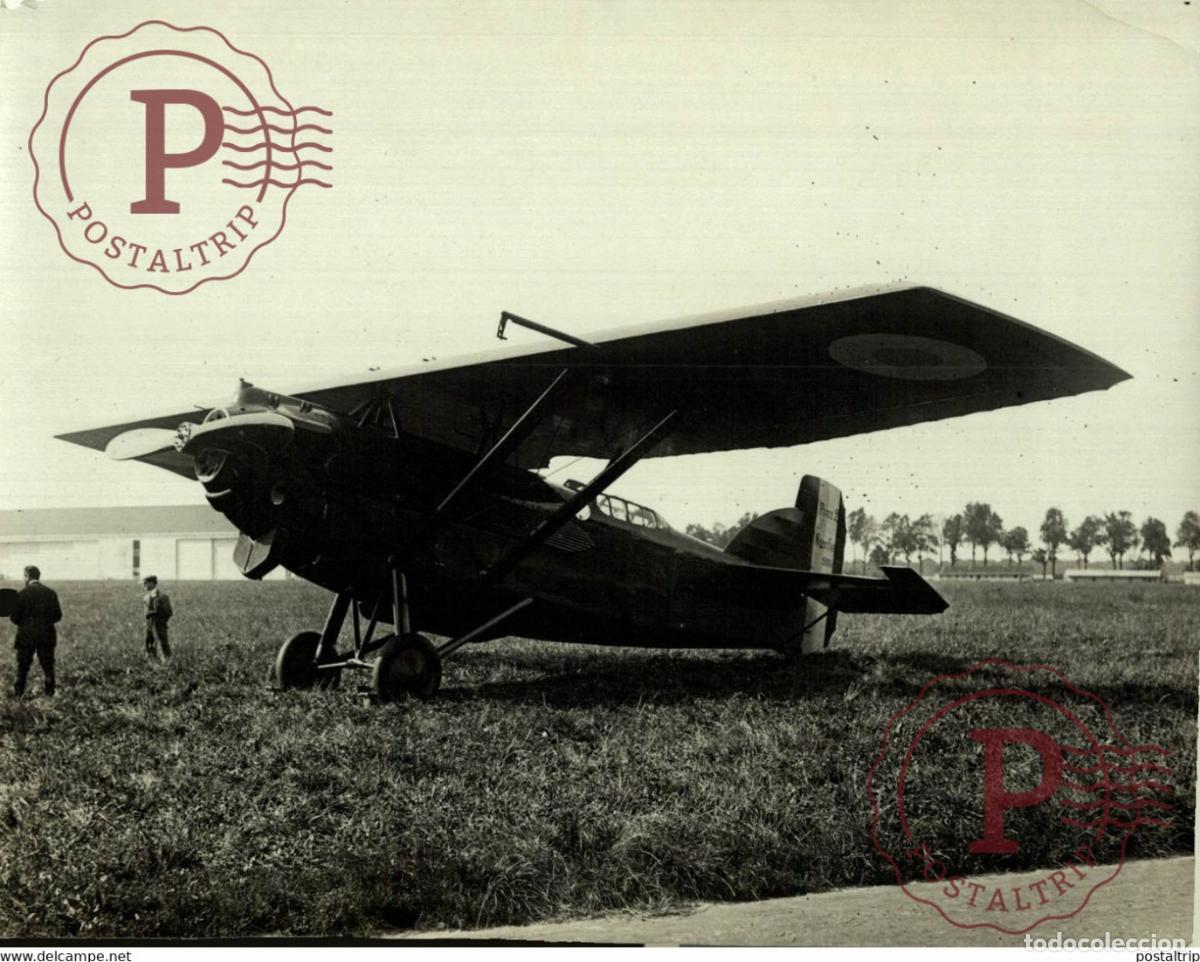 Fotografia antica: VERS LA SIBERIE AVION POTEZ PILOTE DE MARMIER RECORD DI 17*12.5CM Photo Meurisse Paris collectionmeu