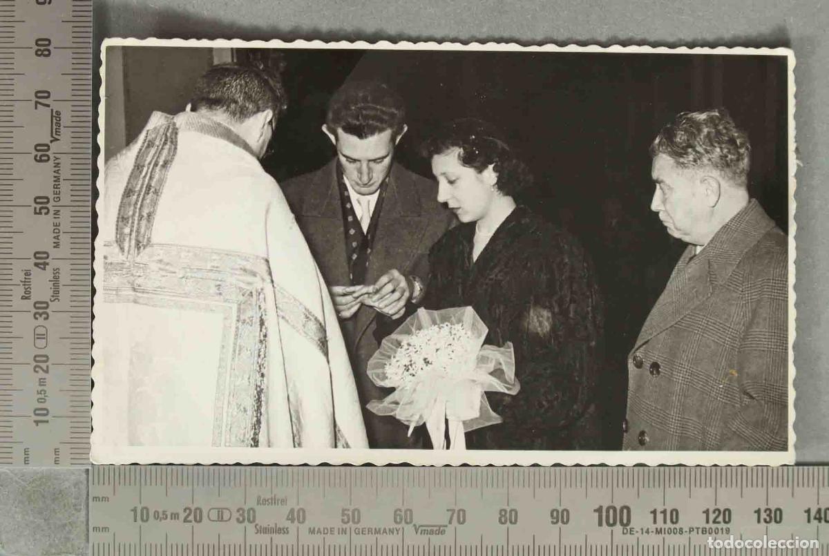 Antique Photography: FOTOGRAFIA. Matrimonio - Ceremonia religiosa - Boda HUESCA 1954