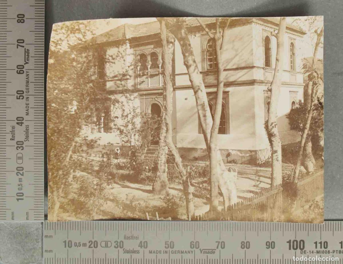 Fotografia antiga: FOTOGRAFIA. Palacete EN ALORA. HACIA 1920