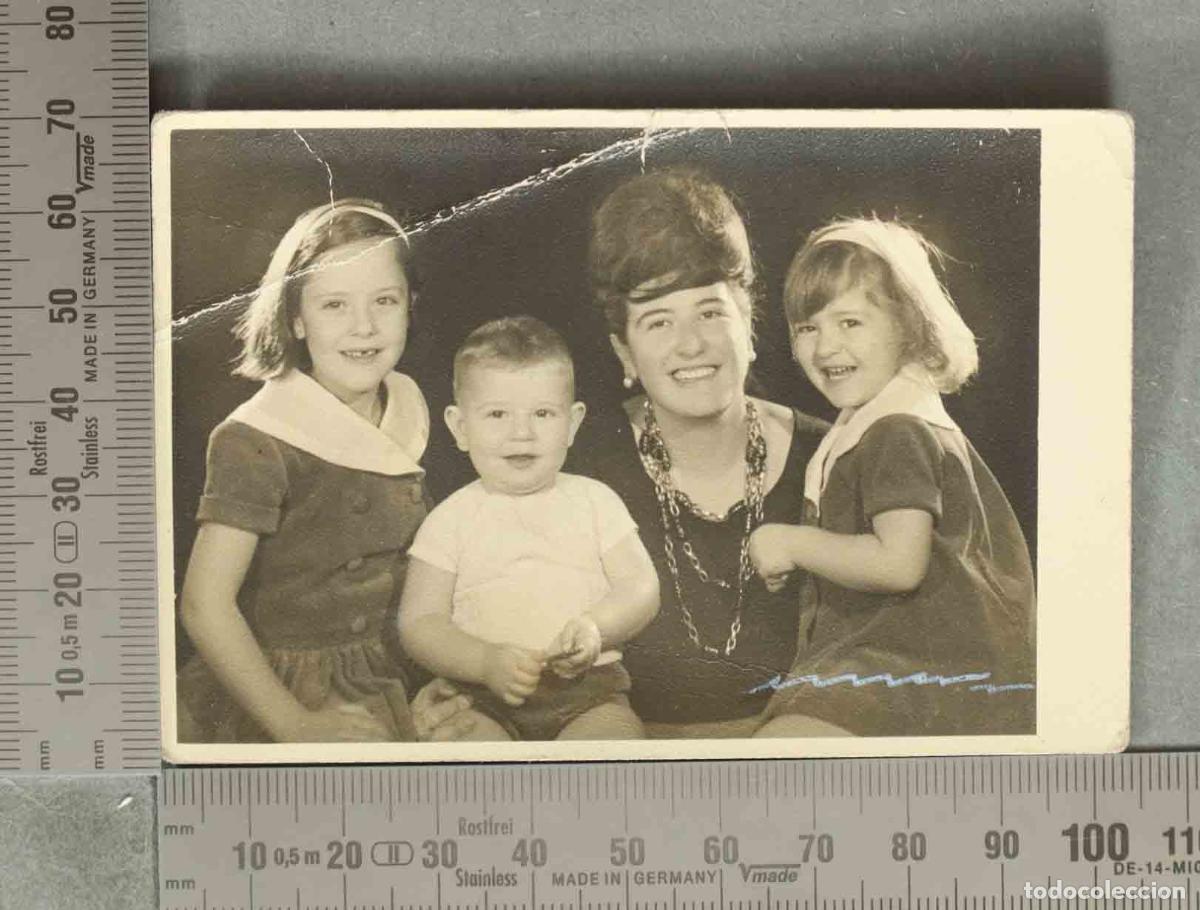 Fotografia antiga: FOTOGRAFIA. MADRE CON HIJOS.