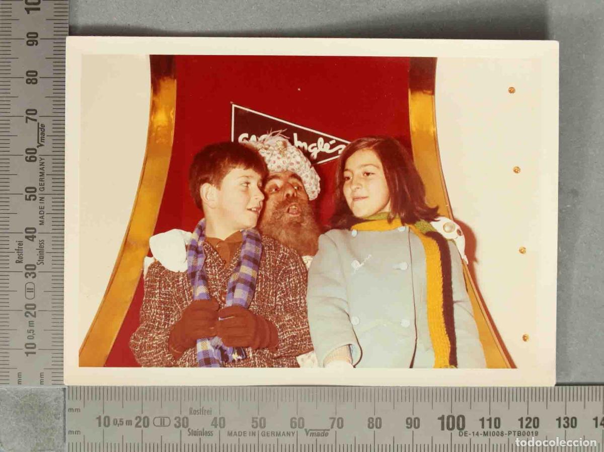 Fotografia antiga: FOTOGRAFIA. Navidad - El Corte Ingl&eacute;s - Reyes Magos - Ni&ntilde;o y Ni&ntilde;a