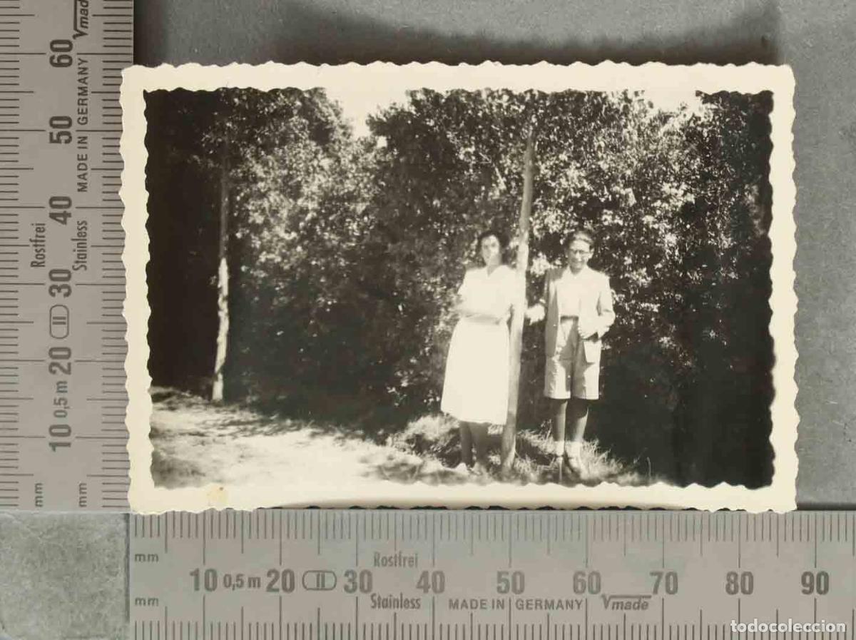 Fotograf&iacute;a antigua: FOTOGRAFIA. Pareja al aire libre HACIA 1930