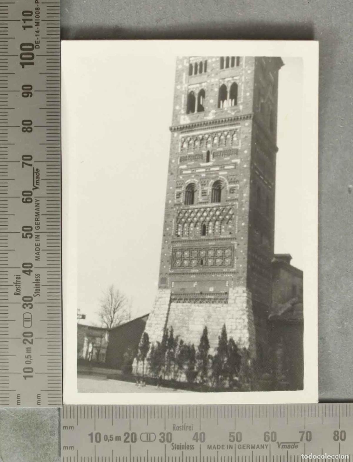 Fotograf&iacute;a antigua: FOTOGRAFIA. Torre de San Mart&iacute;n - Teruel HACIA 1950