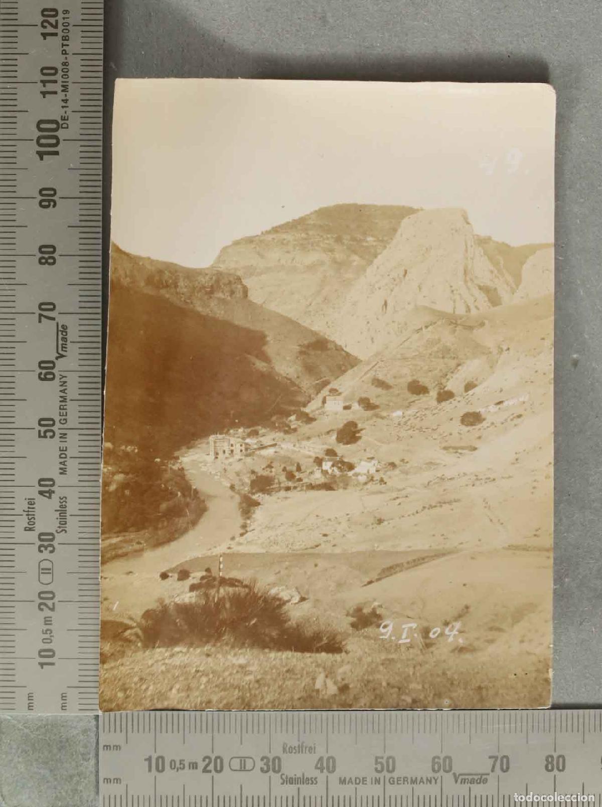 Fotograf&iacute;a antigua: FOTOGRAFIA. M&aacute;laga - El Chorro - VISTA FABRICA. 9-01-1904