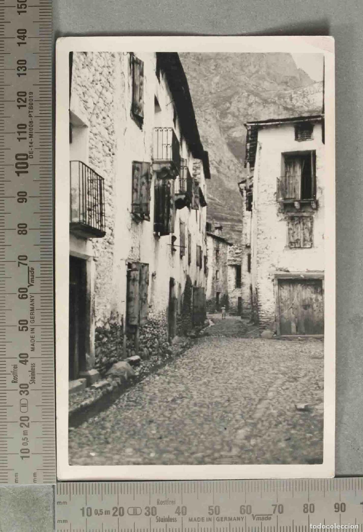 Fotograf&iacute;a antigua: FOTOGRAFIA POSTAL. Benasque? - Vista parcial HACIA 1940