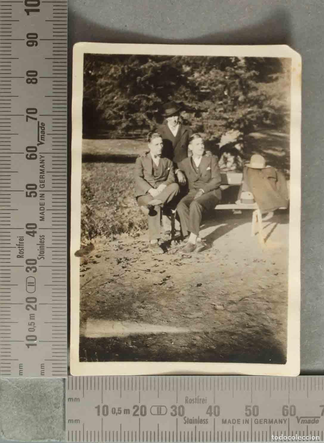 Antique Photography: FOTOGRAFIA. GRUPO EN JARDIN PARQUE . HACIA 1928