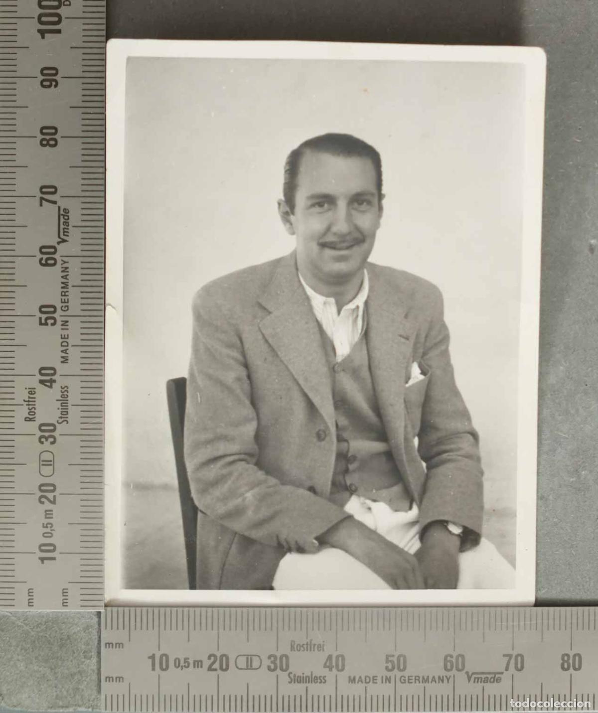 Fotograf&iacute;a antigua: FOTOGRAFIA. Retrato masculino - 1943 MADRID