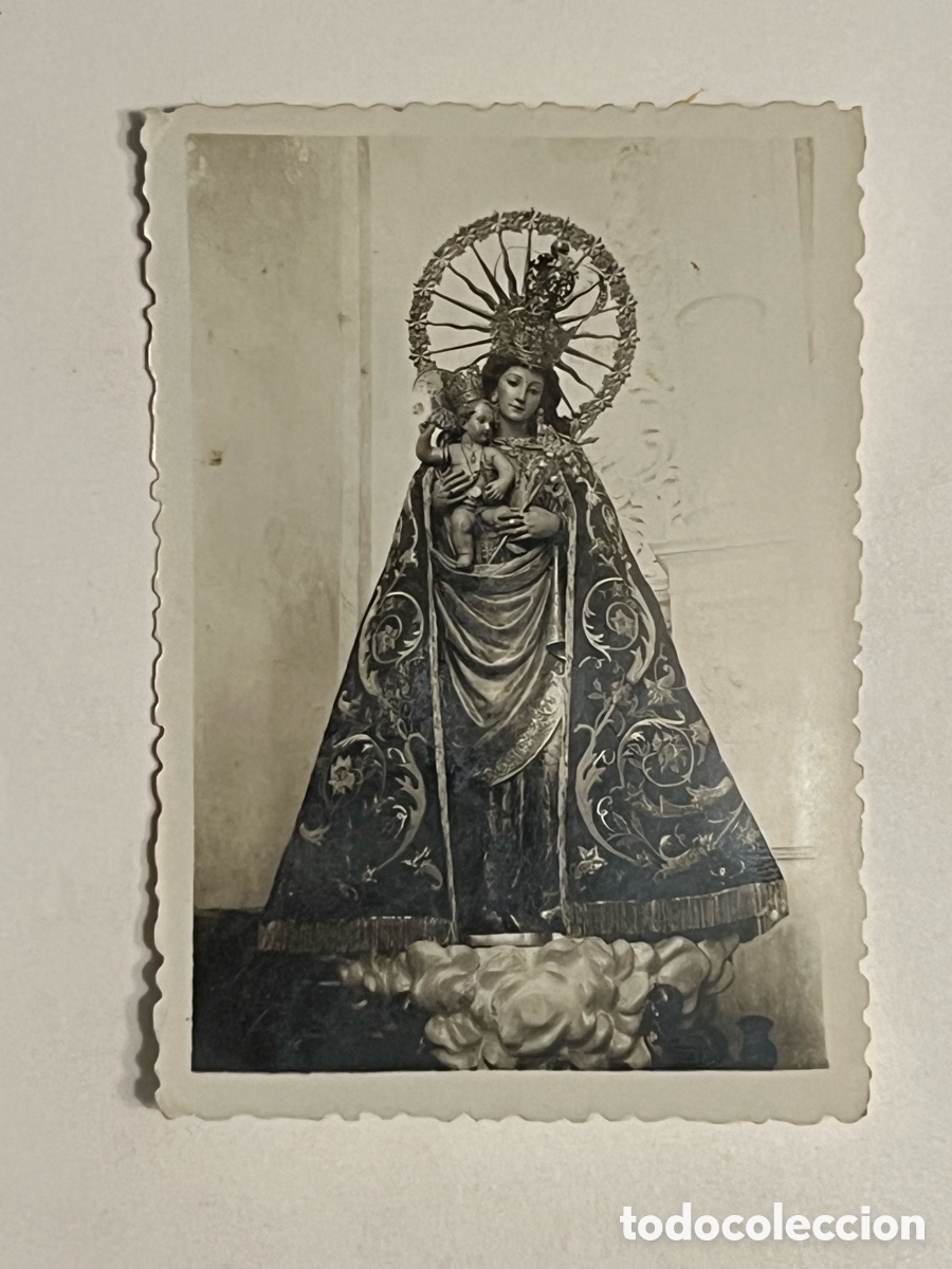 Fotograf&iacute;a antigua: VIRGEN DE LA PAZ.. Villar del Arzobispo (Valencia) Fotograf&iacute;a antigua.. (h.1950?)
