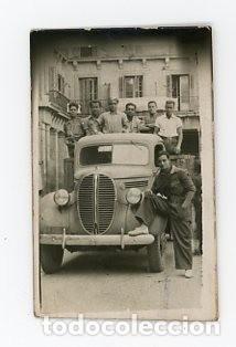 Fotografia antica: MADRID. 1939 HOMBRE MONTADOS EN UN CAMION. GUERRA CIVIL
