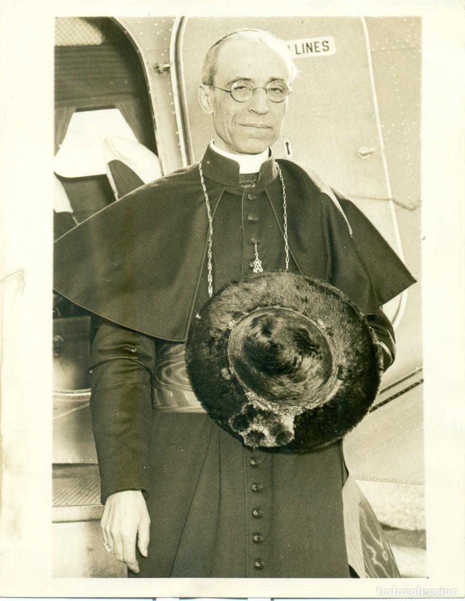 Fotograf&iacute;a antigua: CARDENAL PACELLI. HACIA 1936. GUERRA CIVIL. FUTURO PAPA PIO XII. FOTO DE PRENSA.