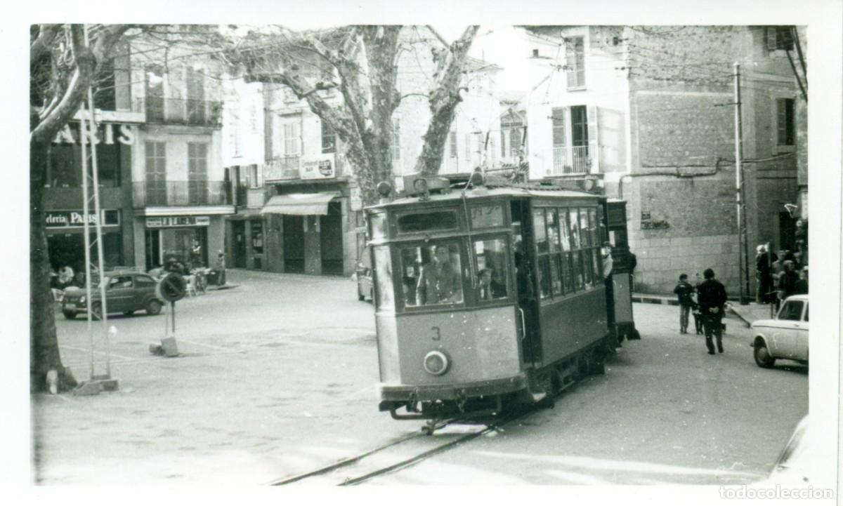 Fotograf&iacute;a antigua: MALLORCA. S&Oacute;LLER. TRANV&Iacute;A. A&Ntilde;O 1973. MUY RARA.