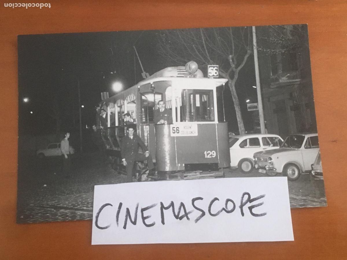 Fotograf&iacute;a antigua: tranvia 56 barcelona calle diputacion diputacio foto original antigua a&ntilde;o 1969