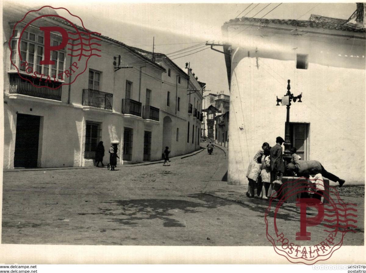 Fotograf&iacute;a antigua: EXTREMADURA BADAJOZ ESPA&Ntilde;A. FREGENAL DE LA SIERRA. CALLE HERRERIAS. 16,5X12,5CM