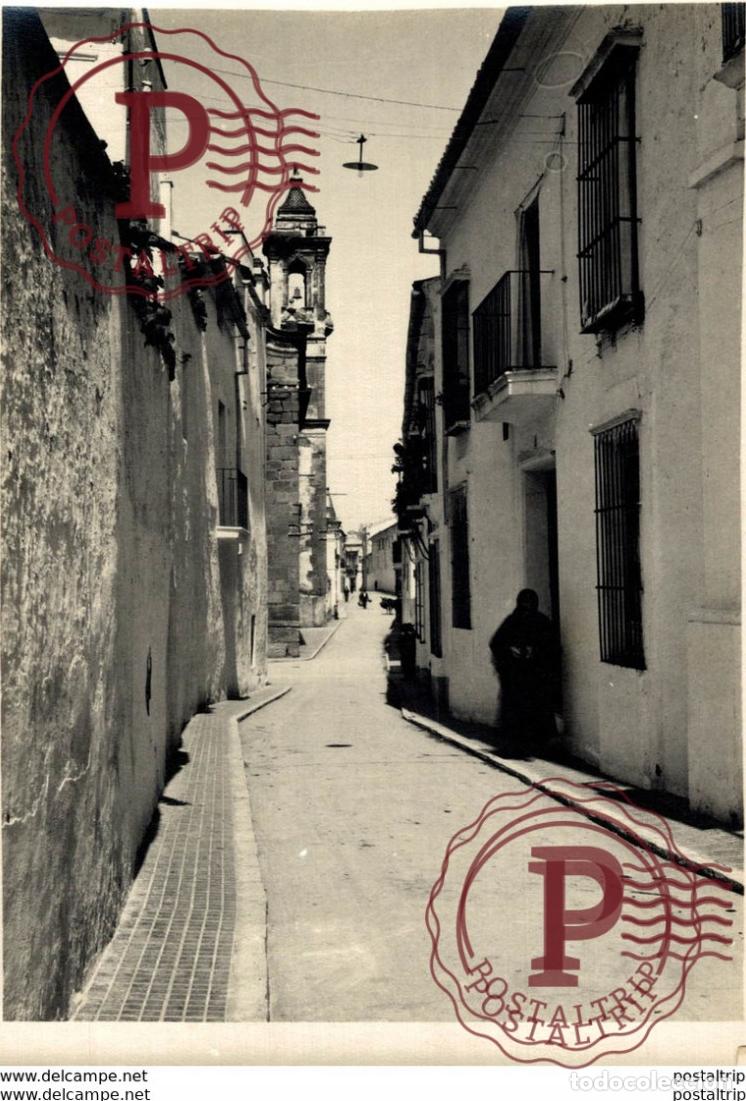 Antique Photography: EXTREMADURA BADAJOZ ESPA&Ntilde;A. FREGENAL DE LA SIERRA. CALLE MARQUES DE RIOCABADO - 17X12CM