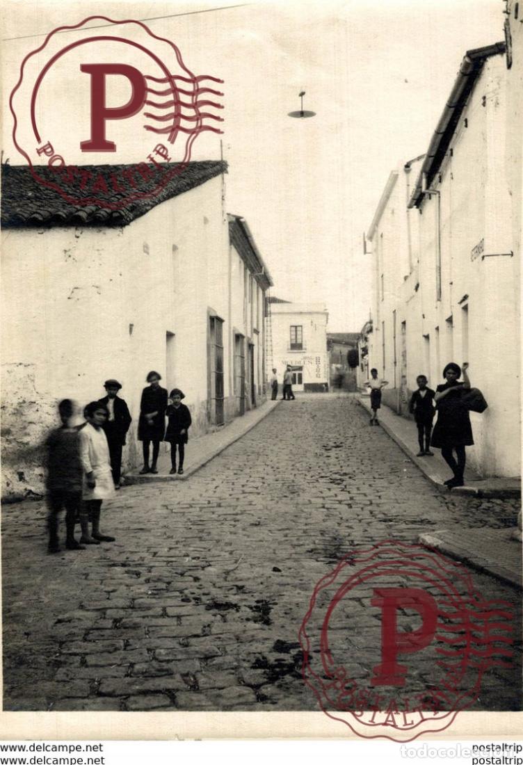 Antique Photography: EXTREMADURA BADAJOZ ESPA&Ntilde;A. FREGENAL DE LA SIERRA. CALLE VASCO DIAZ ZANCO - 17X12CM