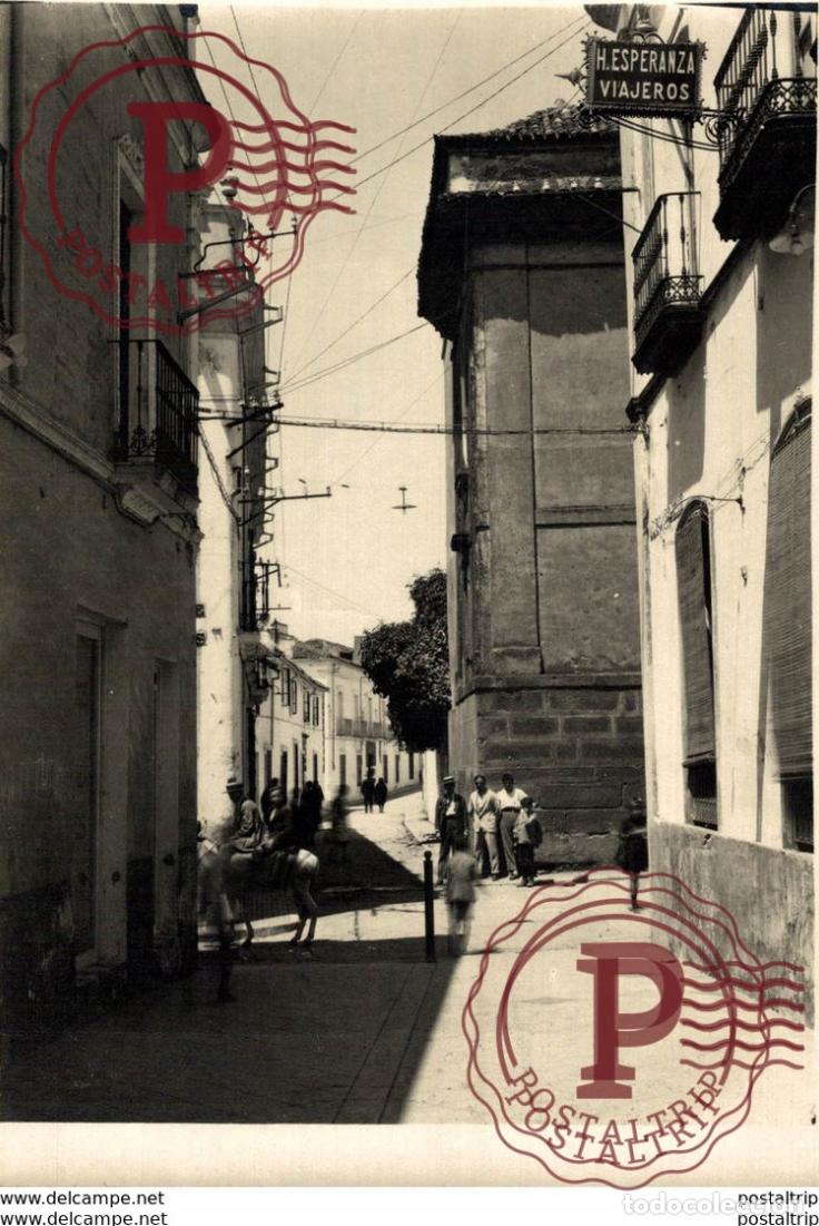 Fotograf&iacute;a antigua: EXTREMADURA BADAJOZ ESPA&Ntilde;A. FREGENAL DE LA SIERRA. CALLE BRAVO MURILLO - 17X12CM