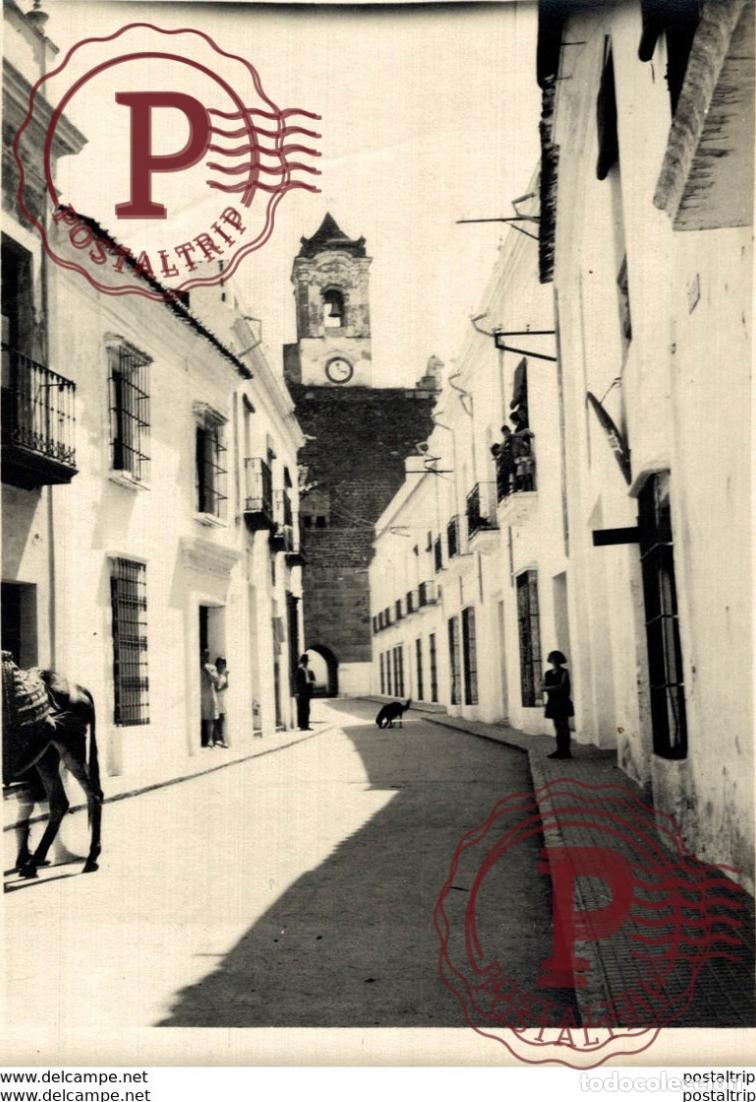 Fotograf&iacute;a antigua: EXTREMADURA BADAJOZ ESPA&Ntilde;A. FREGENAL DE LA SIERRA. CALLE DE SOTO MANCERA - 17X12CM
