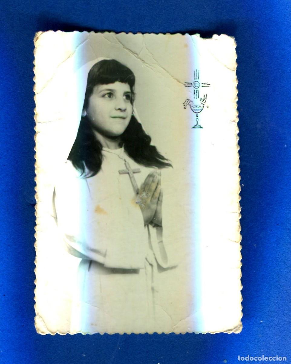 Fotograf&iacute;a antigua: FOTOGRAFIA NI&Ntilde;A DE COMUNION ORIO 1968