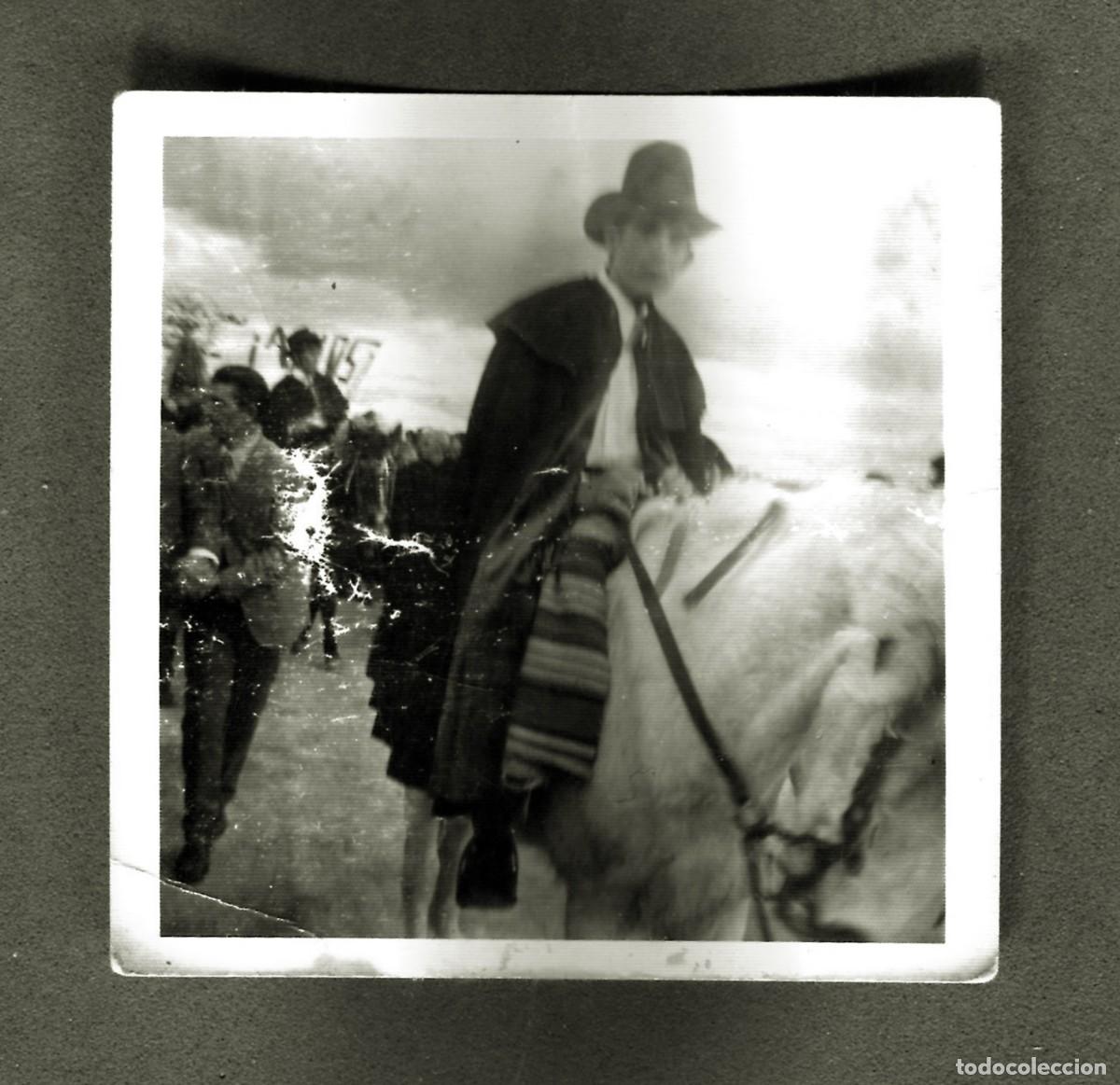 Alte Fotografie: FOTOGRAFIA HOMBRE A CABALLO